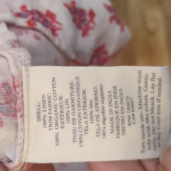 Faherty Gracie Linen Maxi Dress XS - Picture 6 of 9